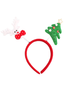 X011 Reindeer and Xmas Tree Headband